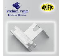 Akifix NAMCSU40001 Gancio Ortogonale Profilo Soffitto 27/50 Mm Bordi Arrotondati