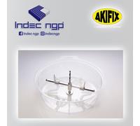 Akifix NAUE18007 Sega Regolabile Compasso Campana tazza Plastica Antipolvere