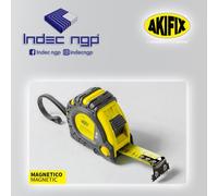 Akifix NSM40003 - Flessometro Metro Gommato Magnetico Professionale m 8 x 25 mm