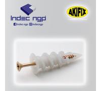 Akifix Tassello in Nylon NF40001 con vite Speedfire™ cartongesso 200 Pz.
