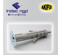 Akifix Tassello NF95001 in nylon prolungato con vite e rondella 9x60 mm 100 pz.