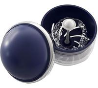 AKIMRABY Custodia per protesi dentaria, custodia portatile da viaggio, custodia da bagno per protesi dentarie con cestello filtrante, tazze per protesi dentarie per ammollo protesi, bretelle