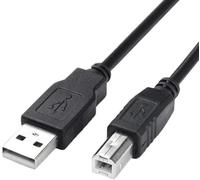 Akingdleo Cavo per stampante da USB A a USB B, cavo MIDI per trasferimento dati, compatibile con controller numark DJ, Yamaha Digital Piano Akai MIDI, DAC a PC portatile