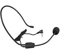 Akingdleo Over Ear 3.5mm Mani libere Cardioide Cablato Audio Boom Condensatore Aula Mic Auricolare Microfono microfono per UHF-938 ATG-100T Tour Guide System Amplificatore vocale Conferenza PC Laptop