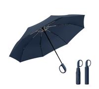 AKINOYAMA Ombrello grande tempesta - Automatico apertura / chiusura Golf Umbrella Moschettone per uomo e donna, Blu mare, 47 Zoll