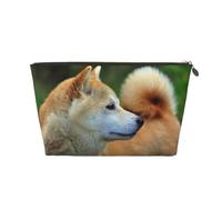 Akita Inu Bokeh Animali Cani Akita Inu, Borsa per il trucco Borsa per cosmetici Borsa da toilette da viaggio portatile Borsa da toilette