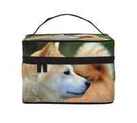 Akita Inu Bokeh Animali Cani Akita Inu, Borsa per il trucco Borsa per cosmetici Borsa da viaggio portatile da viaggio Astuccio per matite