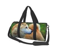 Akita Inu Bokeh Animali Cani Akita Inu, Borsone da viaggio di grande capacità Borsa rotonda Borsa da viaggio sportiva Borsa da viaggio Borsa da fitness