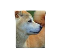 Akita Inu Bokeh Animali Cani Akita Inu, Spremere il portafoglio superiore da donna Borsa portaoggetti Piccola portamonete Portamonete