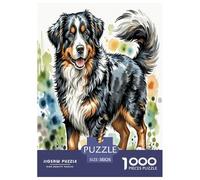 Akita Inu Jigsaw Puzzle Impossibili 1000Pcs Animali fedeli Decorazione Per La Casa. Rilassamento E Intelligence Per Adulti E Bambini Da 12 Anni 38x26cm/1000pcs