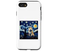 Akita Inu Notte stellata Custodia per iPhone SE (2020) / 7 / 8
