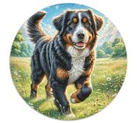 Akita Inu - Puzzle rotondi da 1000 pezzi, per bambini e adulti, regalo per la famiglia, forma unica, impossibile, regalo di Natale creativo per adolescenti e adulti, 1000 pezzi (67,5 x 67,5 cm)