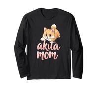 Akita Mom Dog Akita Inu Mama Cucciolo carino Maglia a Manica