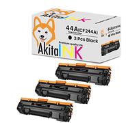 AkitaINK 3 Toner Compatibili per HP 44A CF244A 1000 Copie per HP LaserJet Pro M15 M15a M15w M16 M16a M16w M17 M17a M17w, HP LaserJet Pro MFP M28 M28a M28w M29 M29a M29w (3 Nero)