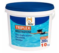 Akitaink Cloro Piscina Triplex 10 kg Pastiglie 200g