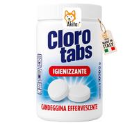 AkitaInk Cloro Tabs - Pastiglie Multiuso di Candeggina Effervescente al Cloro At