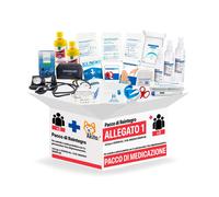 Akitaink Kit di reintegro ALLEGATO 1 SENZA SFIGMOMANOMETRO pacco medicazione