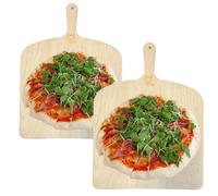AKITAInk Pala per Pizza in Legno di Betulla - Tagliere Resistente, Grip Perfetto, Made in Italy! (2)