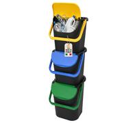 Akitaink Set 3 Pattumiere Tower Bin 30 L Salvaspazio