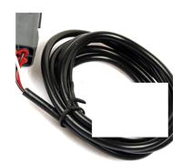AKJFFZH Compatibile con Moto Display a LED Impermeabile Display Digitale a 6 velocità Tachimetro Sensori Leva Cambio con Staffa d(Color:Rosso)