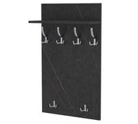 AKKE Maxi Appendiabiti Ingresso Moderno da Parete Muro Guardaroba 90cm x 60cm Pierre Seche/Chr.