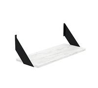 AKKE Mensola da Muro Design Bagno Cucina mestiere bianco 70cm x 20cm