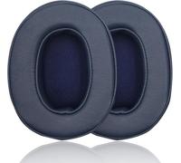 Akkiv Cuscinetti auricolari di ricambio compatibili con cuffie Skullcandy Hesh3 Hesh ANC Crusher360 Crusher Wireless Hesh Evo Venue ANC Crusher Evo Crusher ANC in pelle proteica e memory foam (blu)