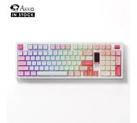 Akko 5098B Prunus Lannesiana Tastiera da gioco meccanica wireless con schermo TFT Manopola verticale 96 tasti Supporto per guarnizione RGB hot swap ANSI-US