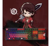 Akko 5108B Plus Tastiera meccanica The Degenerate Full Size 108 tasti Hot Swap RGB ACA Profilo Tastiera da gioco wireless tri-modale