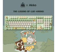 Akko 5108B Plus Tastiera meccanica 100% Full Size Bluetooth5.0/2.4GHz/USB Type-C Tastiera da gioco personalizzata RGB sostituibile a caldo