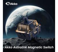 Akko Astrolink Interruttore magnetico Interruttore lineare 36gf ad alta precisione PC lubrificato in fabbrica con stelo POM per tastiera meccanica magnetica
