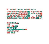 Akko Copritasti a tema natalizio 137 tasti MOG Profilo PBT Set di copritasti a sublimazione per tastiera meccanica MX 104/87/61 ANSI-US