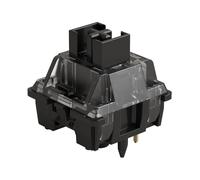 Akko CS Switch per tastiera meccanica, Linear Switch V3 Pro Cream Black, 5 pin 55gf, LED RGB, antipolvere, antispruzzo, interruttore a chiave per tastiera da gioco (45 pezzi, Cream Black)