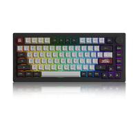 Akko Dracula Castle 5075B Tastiera da gioco meccanica wireless con tripla modalità, montaggio a guarnizione, tastiera RGB compatta, profilo ASA PBT hot-swap a 5 pin con manopola, layout USA