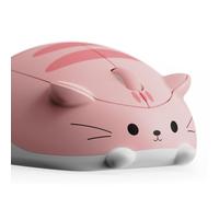 Akko Grazioso mouse wireless con tema gatto, Mice rosa, Mice tri-mode Bluetooth 3.0/5.0/2.4G con ricevitore USB A, clic silenzioso, mouse cartoon per laptop/PC (Pink Angie)