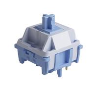 Akko Interruttori per tastiera a specchio, 5 pin 37 gf lineari pre-lubrificati, pulsante, funzionamento manuale, colore specchio (45 pezzi)