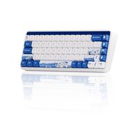 Akko JIN01 Santorini Tastiera Meccanica 65% RGB 2.4G Wireless/Bluetooth/Cavo Intercambiabile a Caldo, Tastiera da Gioco in Alluminio con Tasti PBT Dye-Sub per Mac e Win(Interruttore