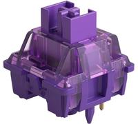 Akko Lavender Purple V3 Pro Switch Tattile Meccanico 5 Pin | Forza Tattile 55gf, Stelo Antipolvere e Struttura MX 5 Pin per Tastiere Gaming, Kit DIY e Custom (45pcs)