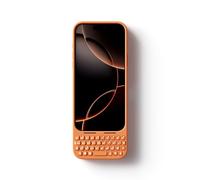 Akko MetaKey Tastiera per iPhone 17 Pro Max Massimizza lo spazio dello schermo Custodia con tastiera per una digitazione accurata, arancione cosmico