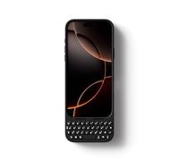 Akko MetaKey - Tastiera per iPhone 17 Pro Max Massimizza lo spazio dello schermo per una digitazione accurata, nero spaziale