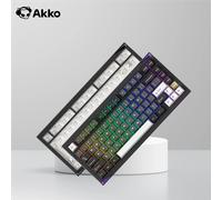 Akko Mineral 01 Tastiera meccanica/Kit Barebone VIA RGB Hot Swap Tri-mode Wireless Alluminio 102 tasti Tastiera personalizzata/Kit Guarnizione