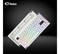 Akko Mineral 01 VIA Kit tastiera meccanica/barebone Kit tastiera/kit personalizzata wireless tri-modale sostituibile a caldo in alluminio 81 tasti RGB