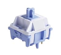 Akko Mirror Keyboard Switch, interruttori lineari a 5 pin 37gf, con struttura MX standard, interruttori a chiave pre-lubrificati per kit fai da te/tastiera barebone da gioco(45 pezzi, specchio)