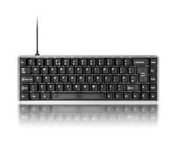 Akko MOD68 HE 8K Rapid Trigger Tastiera in alluminio CNC, tastiera con effetto hall, layout 65% ISO-UK QWERTY Layout, RT0,005 mm, tappi per tasti Cherry Profile (nero trasparente, interruttore