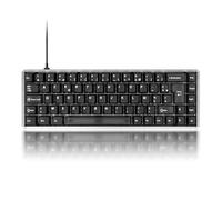 Akko MOD68 HE 8K - Tastiera a trigger veloce, in alluminio lavorato a CNC, effetto Hall, layout 65% ISO-FR AZERTY, RT 0,005 mm, tappi tasti a profilo ciliegia (nero trasparente, interruttore magnetico
