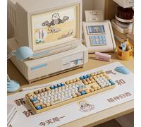 Akko MOG Profilo Keycap Set 138 tasti Otter Hustle Tema PBT Dye-Sublimation Keycap per ANSI Layout MX Switch Tastiera meccanica