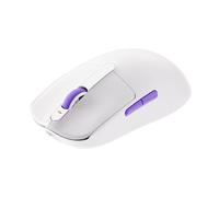 Akko Mouse da gioco wireless Dash Ultra, mouse ultraleggero da 41 g, 8000 Hz, sensore da gioco PAW3950, mouse da gioco wireless/cablato BT/2,4G, 8 livelli di DPI regolabili fino a 30000, Bianco