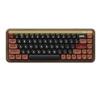 Akko MU01 65% array inglese, USB/2.4GHz/Bluetooth 5.0 wireless, interruttore a chiave Akko in palissandro, montaggio a guarnizione, tastierino numerico, legno di noce, tastiera meccanica, 4000 mAh