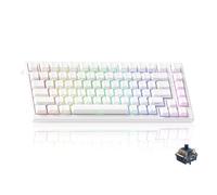 Akko TAC75 Rapid Trigger Wired Keyboard, tastiera con effetto Hall al 75% con interruttore magnetico, azionamento regolabile Esports, ARGB, tasti PBT (bianco trasparente, interruttore Astrolink)