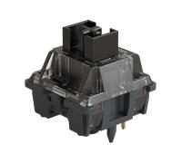 Akko V3 pro Interruttori neri crema Interruttore lineare a 5 pin 55gf con stelo antipolvere compatibile con tastiera meccanica MX (45 pezzi)